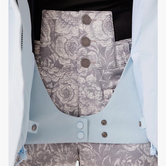 NWT Roxy Billie Ski Jacket Large Blue Women's Jacket 10k Waterproof Snow - Picture 10 of 13